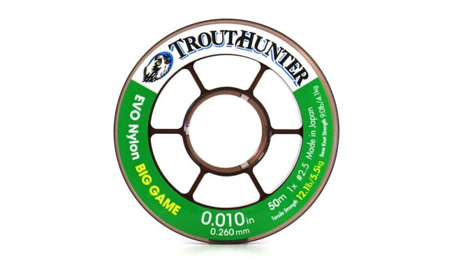 Nylonový vlasec Trouthunter Big Game EVO Nylon Tippet  Trouthunter Big Game EVO Nylon Tippet 0,260 mm (50m)
