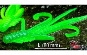 Nymfa RedBass Nr. 1 L - 80 mm Nymfa RedBass Nr. 1 L - 80 mm UV signln oranov