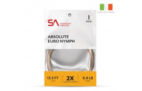 Nymfovac� n�vazec Absolute Euro Nymph ... Nymfovac� n�vazec Absolute Euro Nymph Leader Scientific Anglers 13.5' 4X (0,18mm)