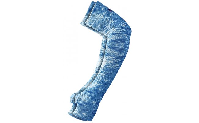 Ochrann� ruk�vy Buff Original UV Coastal Arm Sleeves Pelagic Camo Blue Ochrann� ruk�vy Buff Original UV Coastal Arm Sleeves Pelagic Camo Blue, M/L