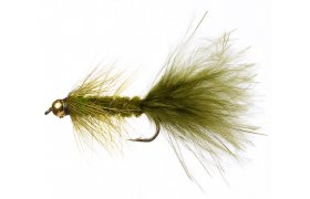 Olive & Green Woolly Bugger Olive & Green Woolly Bugger, vel. 10