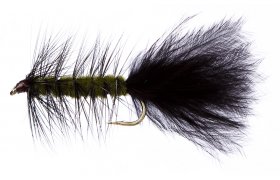 Olive Weighted Woolly Bugger Olive Weighted Woolly Bugger, vel. 10
