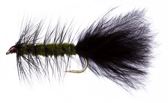 Olive Weighted Woolly Bugger Olive Weighted Woolly Bugger, vel. 10