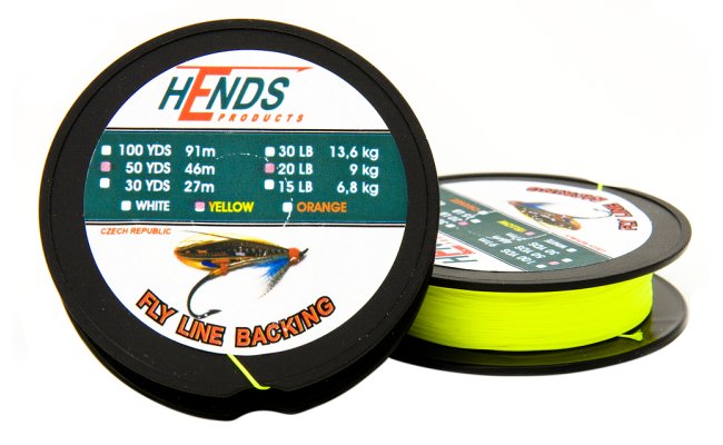 Podkladová šňůra Hends Dacron Backing Podkladová šňůra Hends Dacron Backing 46 m/9 kg, oranžová