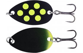 Pstruhov plandavka Westin Fidusen Black & Yellow Dots Pstruhov plandavka Westin Fidusen Black & Yellow Dots - 2,8 g; 3,2 cm