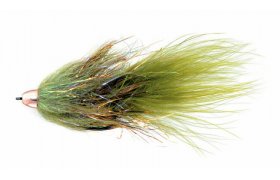 Pstruhov streamer Wooly Bugger s knickou hlavikou olivov Pstruhov streamer Wooly Bugger s knickou hlavikou olivov, vel. 4