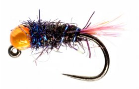 Rozv tungstenov jig s oranovou hlavikou modr B/P Rozv tungstenov jig s oranovou hlavikou modr B/P, vel. 16, 2,8 mm