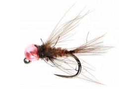 Rozv tungstenov jig s rovou hlavikou a CDC noikami B/P Rozv tungstenov jig s rovou hlavikou a CDC noikami B/P, vel. 16, 2,8 mm