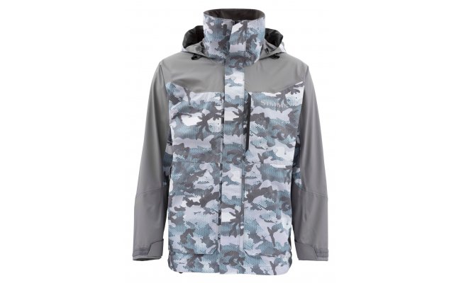 Rybsk bunda Simms Challenger Jacket Hex Flo Camo Grey Blue Rybsk bunda Simms Challenger Jacket Hex Flo Camo Grey Blue S