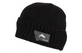Rybářská čepice Simms Big Sky Wool Beanie Carbon  Rybářská čepice Simms Big Sky Wool Beanie Carbon 