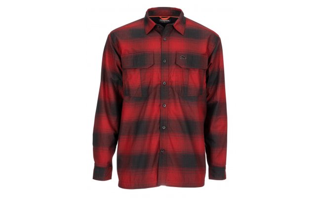 Ryb��sk� ko�ile Simms Coldweather Shirt Auburn Red Buffalo Blur Plaid Ryb��sk� ko�ile Simms Coldweather Shirt Auburn Red Buffalo Blur Plaid XL