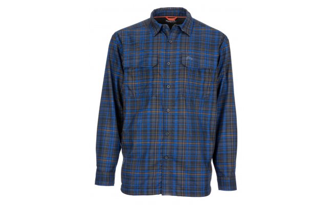 Rybsk koile Simms Coldweather Shirt Rich Blue Admiral Plaid Rybsk koile Simms Coldweather Shirt Rich Blue Admiral Plaid S