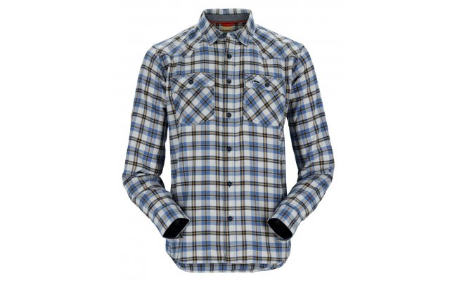 Ryb��sk� ko�ile Simms Santee Flannel Admiral Blue & Navy Camp Plaid Ryb��sk� ko�ile Simms Santee Flannel Admiral Blue & Navy Camp Plaid S