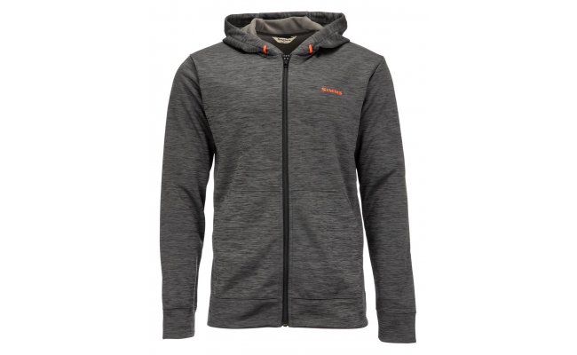 Rybsk mikina Simms Challenger Full-Zip Hoody Carbon Heather Rybsk mikina Simms Challenger Full-Zip Hoody Carbon Heather S