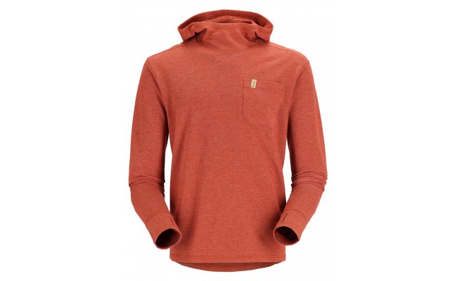 Ryb��sk� mikina Simms Henry's Fork Hoody Clay Heather Ryb��sk� mikina Simms Henry's Fork Hoody Clay Heather S