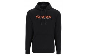 Rybsk mikina Simms Logo Hoody Black Rybsk mikina Simms Logo Hoody Black S