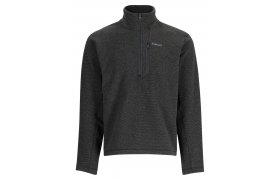 Rybsk mikina Simms Rivershed Half Zip Black Heather Rybsk mikina Simms Rivershed Half Zip Black Heather S