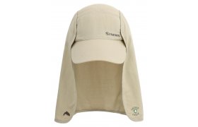 Rybářské čepice Simms BugStopper SunShield Cap Stone Rybářské čepice Simms BugStopper SunShield Cap Stone