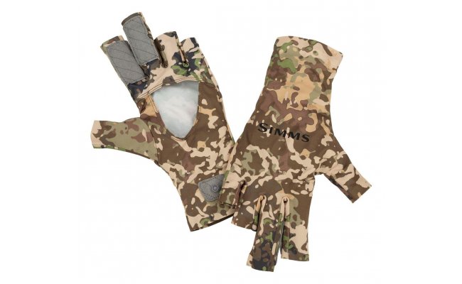 Ryb��sk� rukavice Simms SolarFlex SunGlove River Camo Ryb��sk� rukavice Simms SolarFlex SunGlove River Camo XS