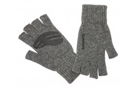 Rybsk rukavice Simms Wool 1/2 Finger Glove Steel Rybsk rukavice Simms Wool 1/2 Finger Glove Steel S/M
