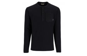 Rybsk triko Simms Highline Henley Black Rybsk triko Simms Highline Henley Black S