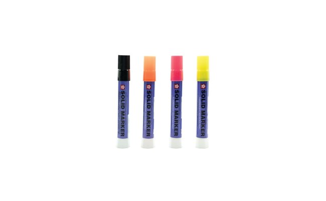 Sada indikátorových značkovačů SA Indicator Marker Set (4 ks) - černá/fluo žlutozelená/oranžová/růžová Sada  indikátorových značkovačů SA Indicator Marker Set (4 ks) - černá/fluo žlutozelená/oranžová/růžová