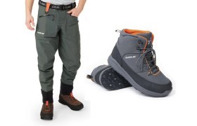 SET Brod�c� kalhoty do pasu Guideline Laxa Waist + Brod�c� boty Laxa s gumovou podr�kou SET Brod�c� kalhoty do pasu Guideline Laxa Waist + Brod�c� boty Laxa s gumovou podr�kou
