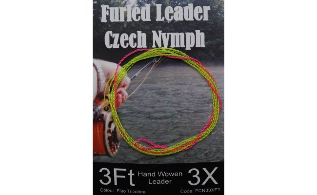 Spltan nvazec Hends Czech Nymph Furled Leader Spltan nvazec Hends Czech Nymph Furled Leader - 60 cm, tricolora
