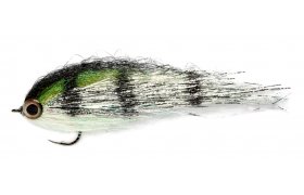 �tikov� rybi�kov� streamer napodobuj�c� okounka st��brno-zelen� �tikov� rybi�kov� streamer napodobuj�c� okounka st��brno-zelen�, vel. 1/0