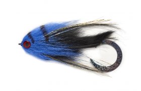 �tikov� streamer s Wiggle Tail oc�skem modro-�ern� �tikov� streamer s Wiggle Tail oc�skem modro-�ern�, vel. 6/0