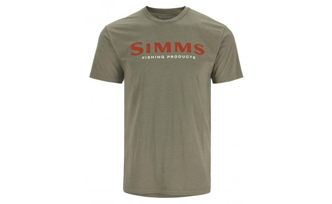 Tri�ko Simms Orange Logo Military Heather Tri�ko Simms Orange Logo Military Heather S
