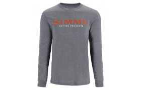 Triko s dlouhm rukvem Simms Orange Logo Athletic Heather Triko s dlouhm rukvem Simms Orange Logo Athletic Heather S