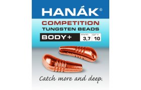 Tungsten Body+ Hank Competition mdn Tungsten Body+ Hank Competition mdn 2.7 mm, 0.35 g, 10 ks