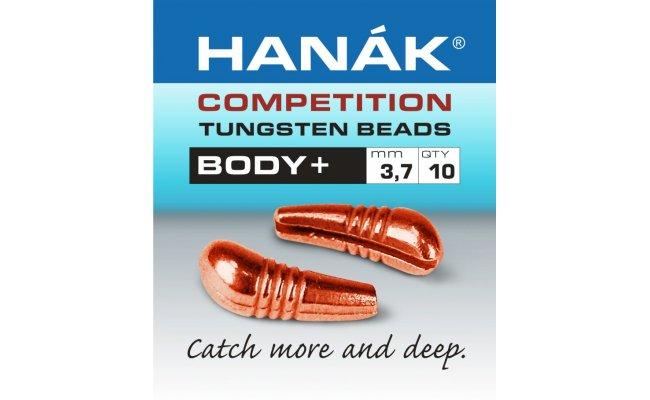 Tungsten Body+ Hank Competition mdn Tungsten Body+ Hank Competition mdn 2.7 mm, 0.35 g, 10 ks