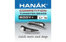 Tungsten Body+ Hank Competition stbrn Tungsten Body+ Hank Competition stbrn 2.7 mm, 0.35 g, 10 ks