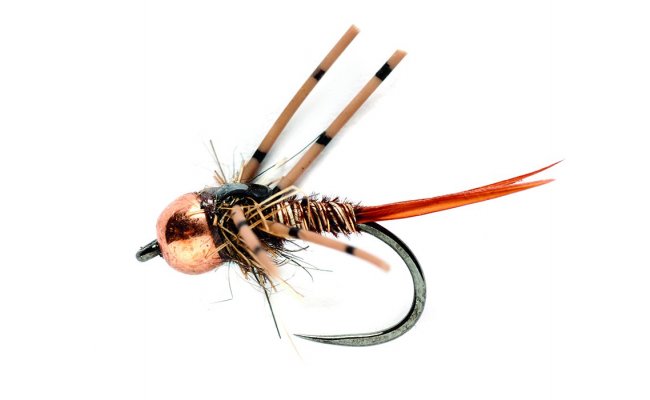 Tungstenov� nymfa Ba�ant� ocas s no�i�kami z gumy Tungstenov� nymfa Ba�ant� ocas s no�i�kami z gumy, vel. 12