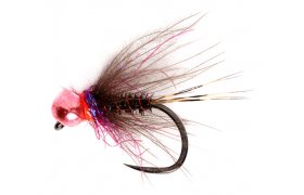 Tungstenov nymfa s rovou hlavikou a modro-fialovm zhlavm B/P Tungstenov nymfa s rovou hlavikou a modro-fialovm zhlavm B/P, vel. 18, 2,8 mm