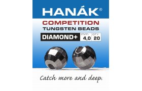 Tungstenov kuliky Hank Competition DIAMOND+ ern nikl Tungstenov kuliky Hank Competition DIAMOND+ ern nikl 2,0 mm, 20 pcs