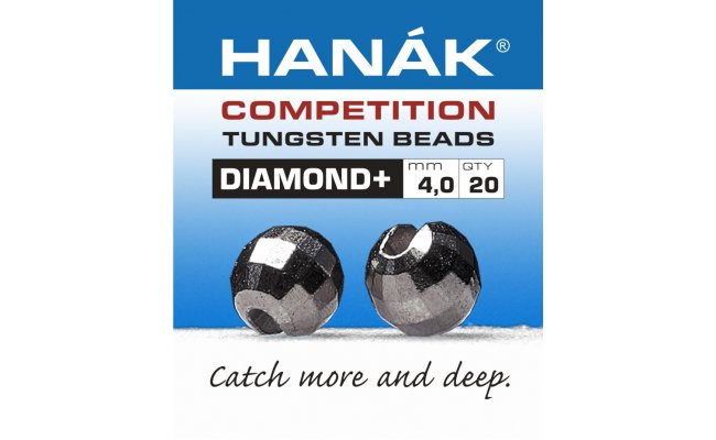 Tungstenov kuliky Hank Competition DIAMOND+ ern nikl Tungstenov kuliky Hank Competition DIAMOND+ ern nikl 2,0 mm, 20 pcs