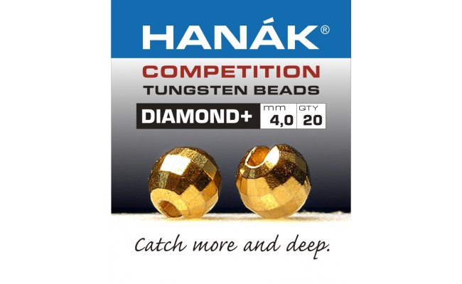 Tungstenov kuliky Hank Competition DIAMOND+ Zlat Tungstenov kuliky Hank Competition DIAMOND+ Zlat 3,0 mm, 20 ks