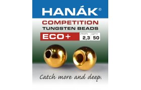 Tungstenov kuliky Hank Competition ... Tungstenov kuliky Hank Competition ECO+ Zlat 2,3 mm, 50 ks