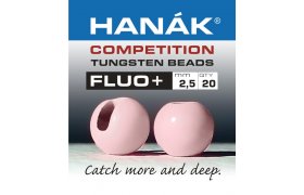 Tungstenov kuliky Hank Competition FLUO+ Starorov  Tungstenov kuliky Hank Competition FLUO+ Starorov  2,0 mm, 20 ks
