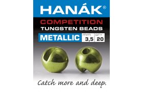 Tungstenov kuliky Hank Competition ... Tungstenov kuliky Hank Competition Metallic+ Olivov 2,0 mm, 20 ks