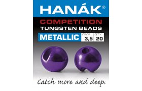 Tungstenov kuliky Hank Competition ... Tungstenov kuliky Hank Competition Metallic+ Tmav fialov 2,0 mm, 20 ks