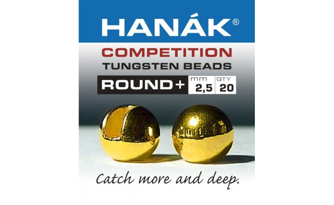 Tungstenov kuliky Hank Competition Micro+ Tungstenov kuliky Hank Competition Micro+ Zlat 1,5 mm, 20 pcs