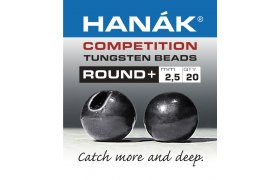 Tungstenov kuliky Hank Competition ... Tungstenov kuliky Hank Competition ROUND+ ern nikl 2,0 mm, 20 ks