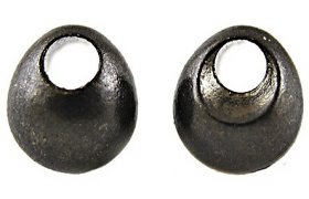 Tungstenov kuliky Knapek Hooks JIG OFF ern nikl Tungstenov kuliky Knapek Hooks JIG OFF ern nikl 2,3 mm, 10 pcs