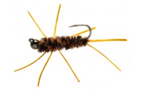 Tungstenov jig napodobujc erno-bovou nymfu povatky B/P Tungstenov jig napodobujc erno-bovou nymfu povatky B/P, vel. 8, 3,8 mm