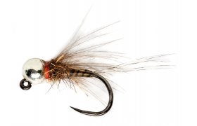 Tungstenov jig Olivov brko se stbrnou hlavikou B/P Tungstenov jig Olivov brko se stbrnou hlavikou B/P, vel. 14, 3,2 mm