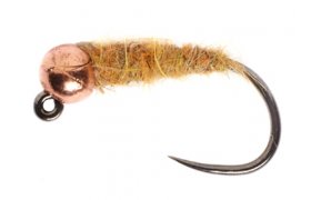 Tungstenov jig s mdnou hlavikou a hoicov lutm tlkem B/P Tungstenov jig s mdnou hlavikou a hoicov lutm tlkem B/P, vel. 12